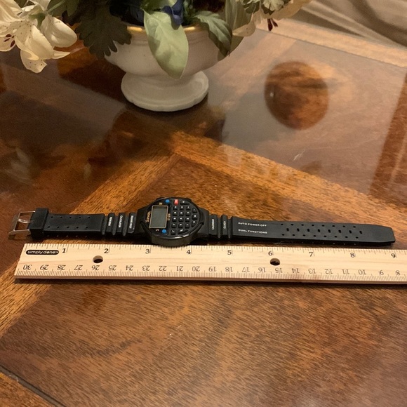 Sunway Calculator Digital Watch Luxury Dual Functions Calendar Clock Vintage - Picture 3 of 7